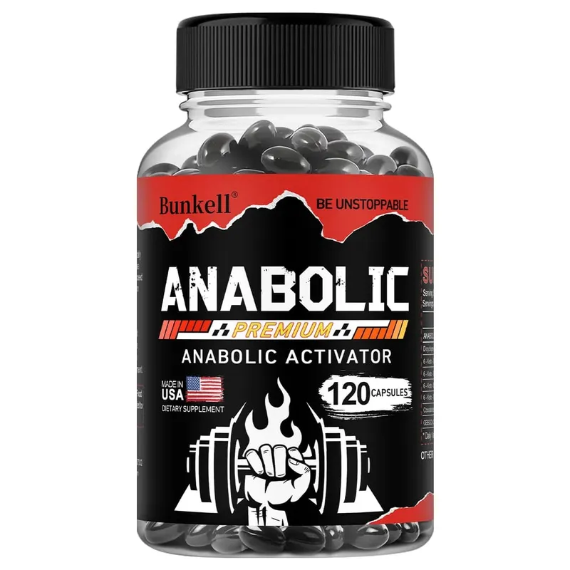 Muscle Builder Capsules - Helps Increase Strength Endurance Protein Synthesis Promotes Faster Muscle Growth Abs Energy