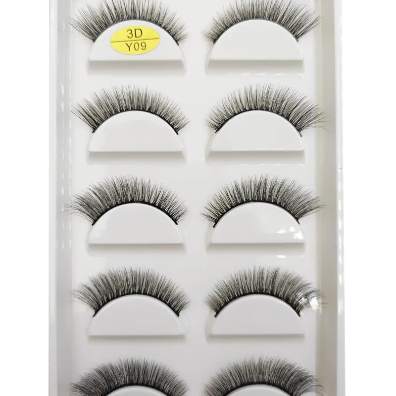Natural 3D Mink False Eyelashes Soft Wispy Fluffy Eye Faux Lashes Make Up Eyelash Beauty Cat Cilios 5 Pairs 15 Styles