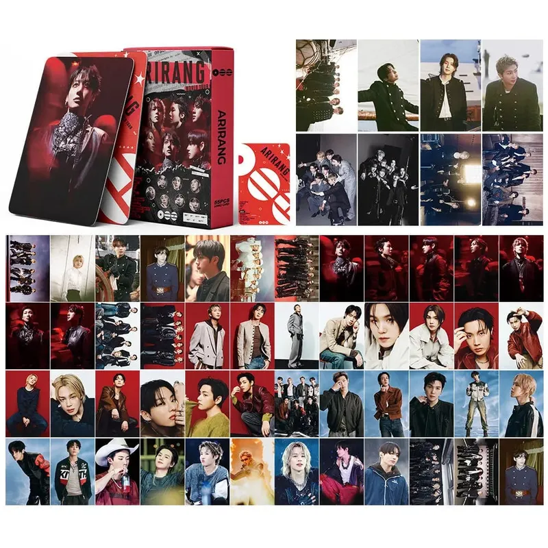 55PCS Single ALbum NORMAL Mini LOMO Card Photocards HD Fans Collection Cards Decorative Present Gifts