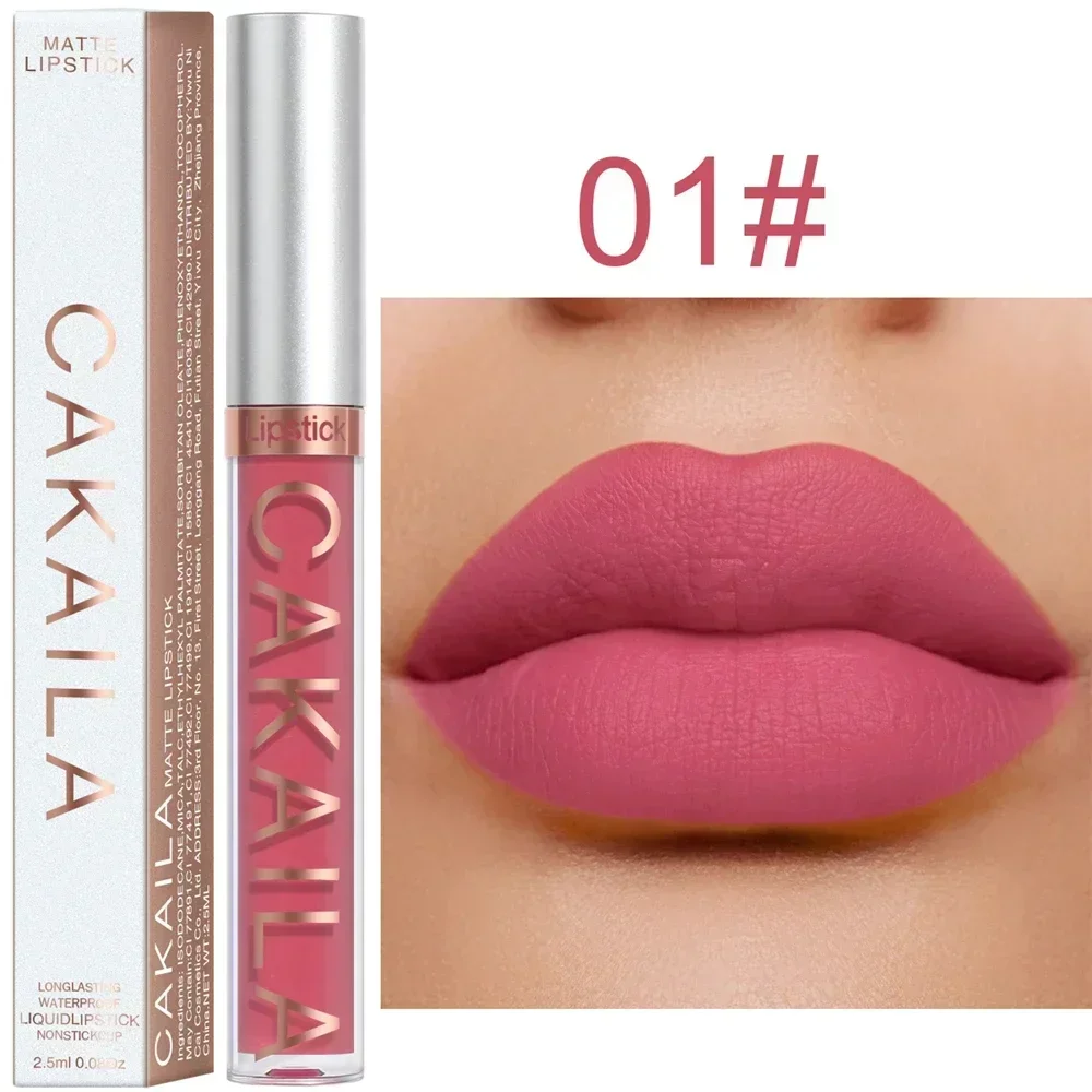 Matte Velvet Lip Glaze Long Lasting Silky Smooth Liquid Lipstick Not Easy To Fade Lip Gloss Makeup Sexy For Women Lip Tint — image 13