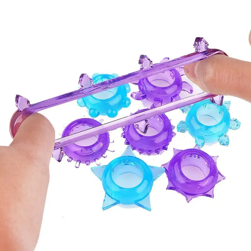 3/5PCS แหวน Cock DELAY Ejaculation ผู้ใหญ่ของเล่นสำหรับชาย Dick ขยายซิลิโคนแหวนอวัยวะเพศชายชายของเล่น Stronger Erection 18 +