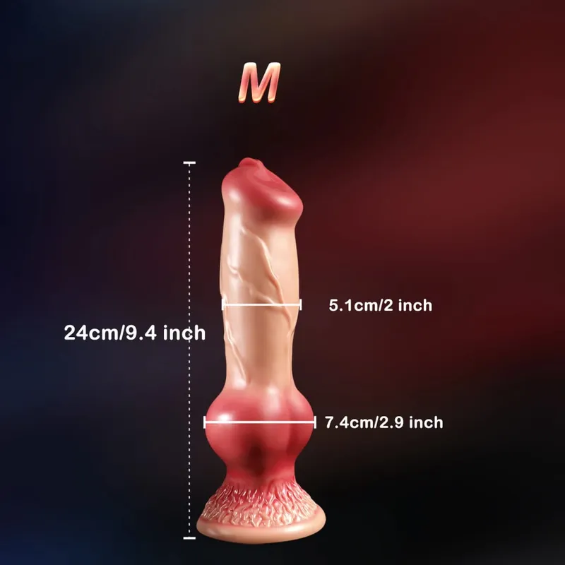Köpek Yapay Penis Hayvan Anal Plug Anüs Stimülatörü Erkek Kadın Seks Oyuncak Büyük Hayvan Penis Popo Fiş Vantuz Prostat Masajı Kadın Oyuncak