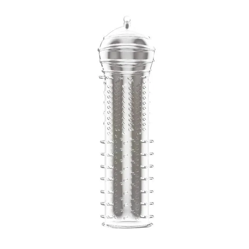 Adult Penis Sleeve Reusable Condoms Sex Toys for Men Delay Ejaculation G Spot Stimulation Safer Contraception Cock Ring Extender — image 9