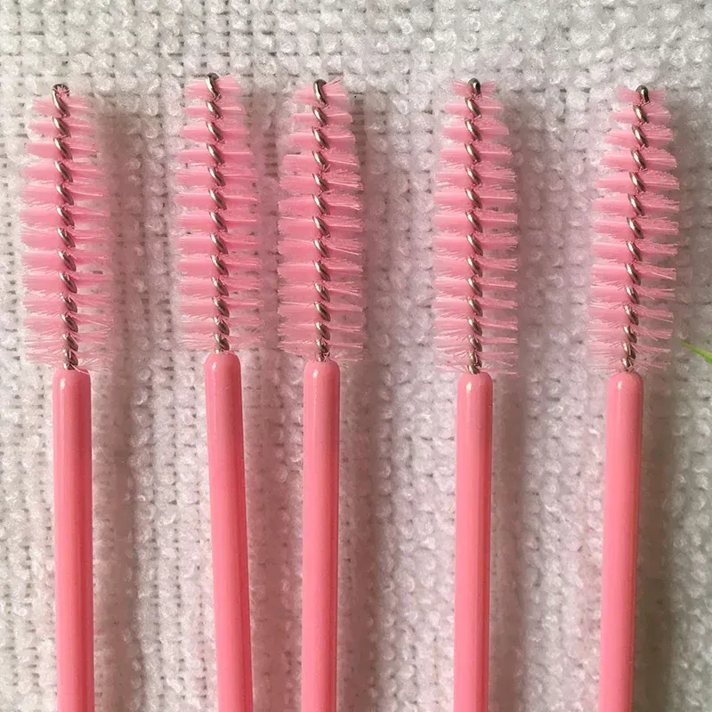 50 Pcs Für Pfropfen Wimpern Verlängerung Frauen Make-Up Pinsel Werkzeuge Einweg Nylon Mascara Zauberstab Applikator Wimpern Pinsel