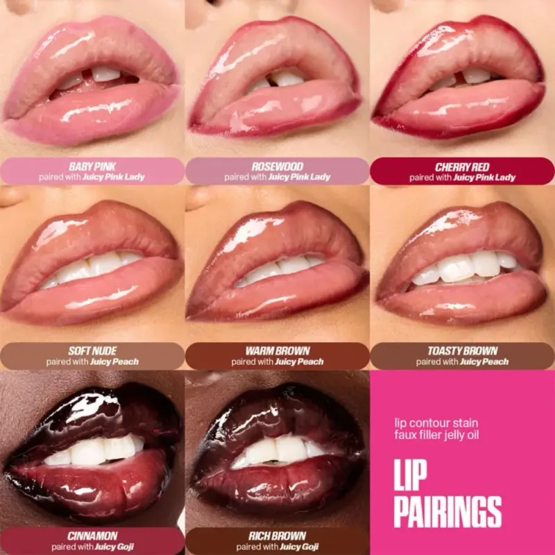 Lip Liner LongLasting Waterproof Highly Pigmented Long-lasting Color Creates 3D Plump Lips Defining Makeup