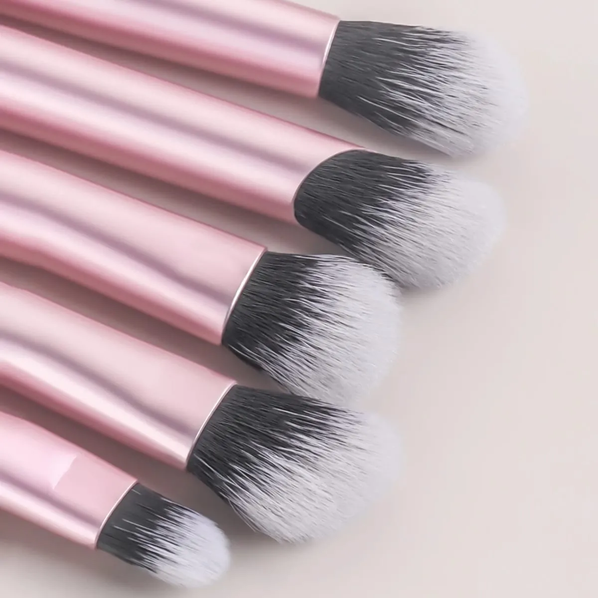 10Pcs Full Face Makeup Brush Kit Crocodile Grain Zipper Bag Powder Contour Shadow Brow Eyelash Cosmetic Brushes