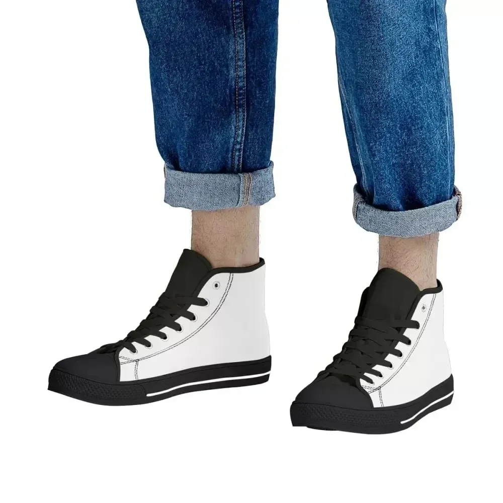 Custom Shoes Customized Plus Size 48 47 Logo Image Men High Low Top Canvas Shoes Sneakers Ladies Unisex Dropshipping — image 2