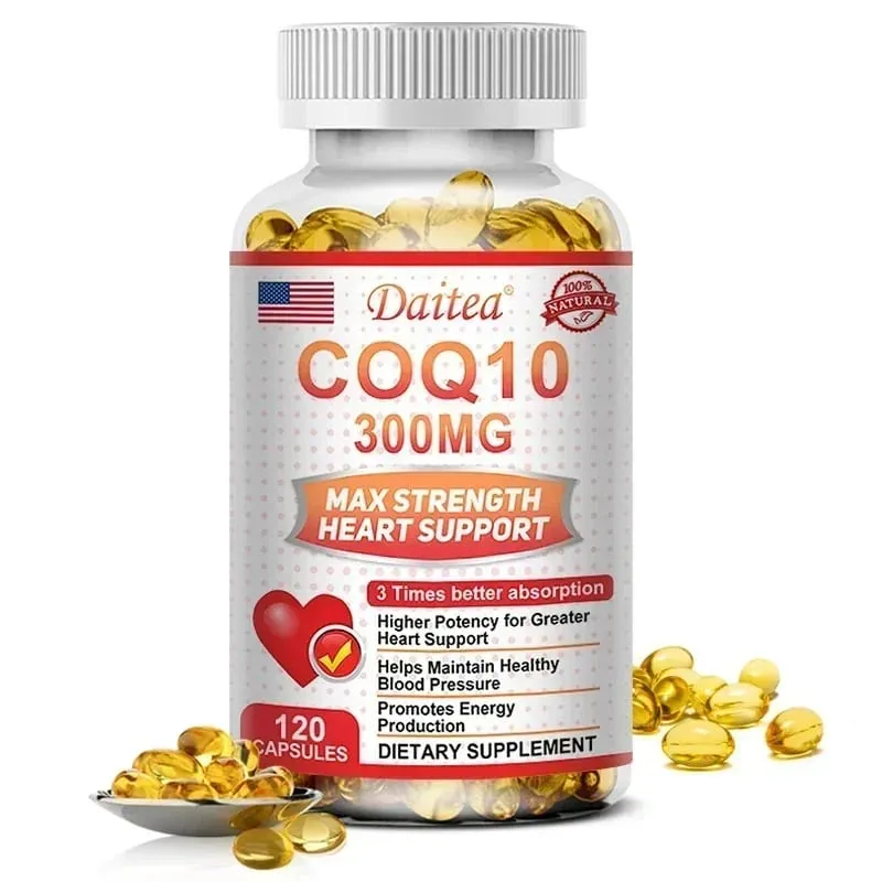 Coenzyme Q10 Capsules 300 Mg Each To Promote Cardiovascular Health and Heart Health Provide Energy To Support Joint Health — image 9