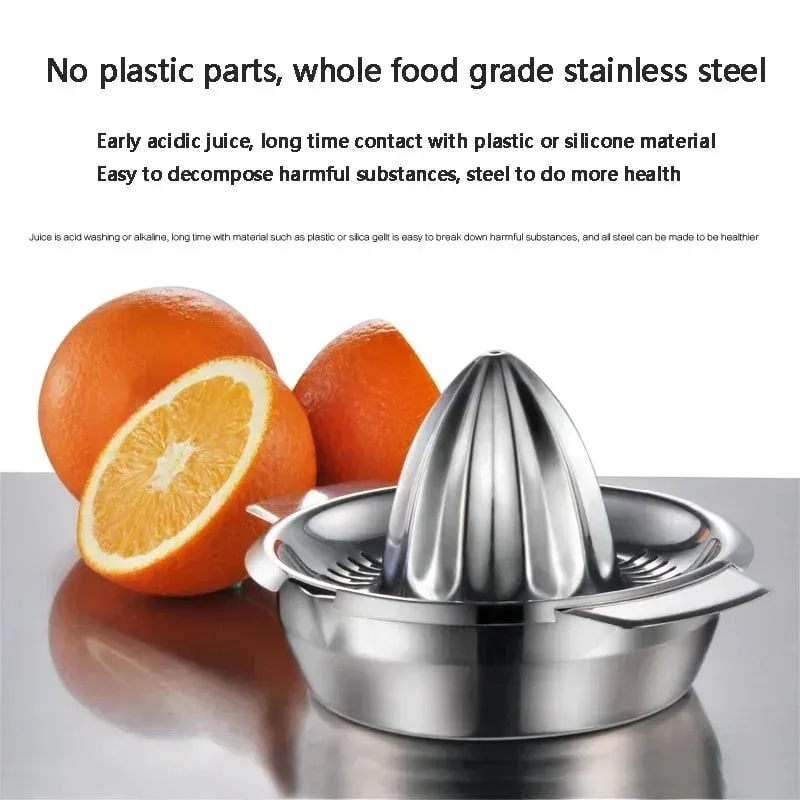 304 Stainless Steel Lemon Juicer Home Small Creative Juicer Portable Manual Juicer Orange Squeezer — image 4