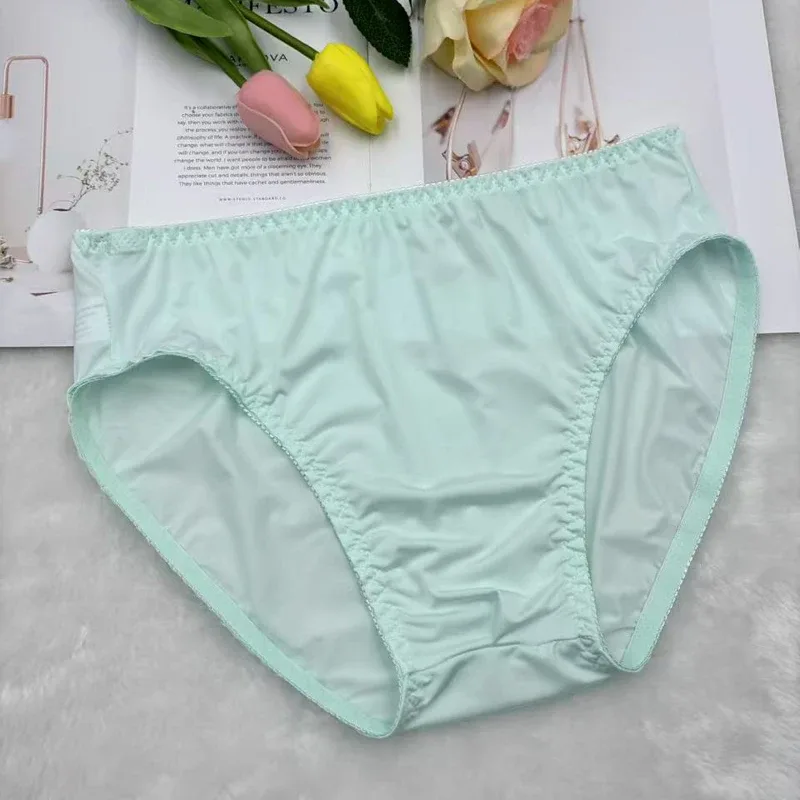 Ultra-Thin Silky Ice Silk Elastic Soft Close-Fitting Fabric Men's Daily Comfort Underwear Breathable Briefs men underwear sexy — image 8