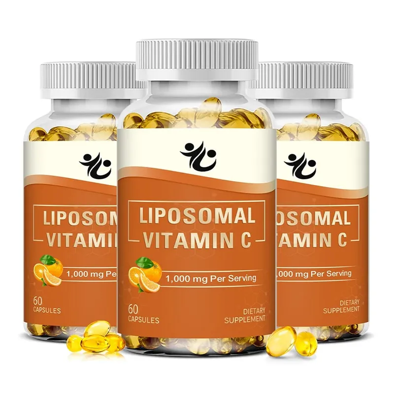 리포솜 비타민 C 1000mg 캡슐 - 면역 방어 콜라겐 생산 지원 피부 윤기 인지 및 순환기 건강 — image 10