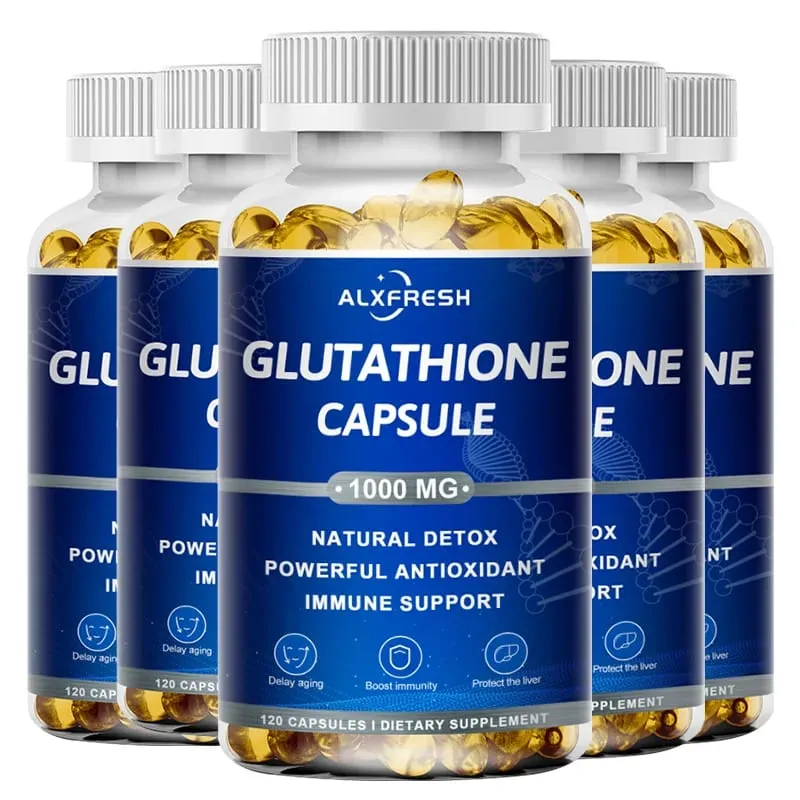 Liposomal Glutathione 1000 mg - Suplemen Sokongan Antioksidan dan Imun - Detoksifikasi dan Sokongan Hati