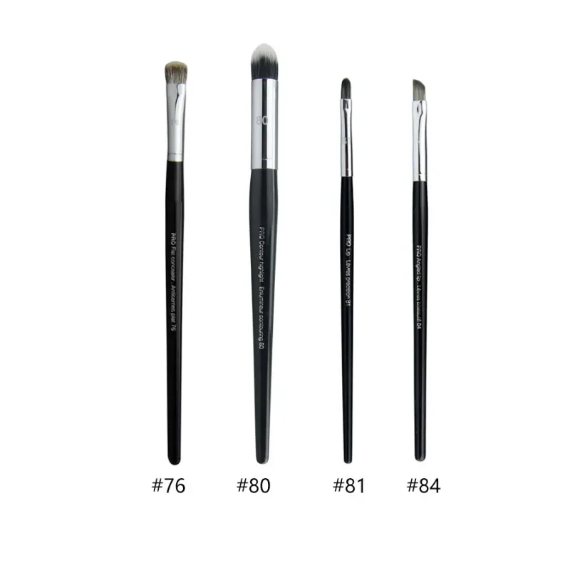 4pcs/set Pro Allover Eye Shadow Makeup Brushes Lip Brow Precision Concealer Blending Domed Crease Smudge Highlight Make Up Brush — image 30