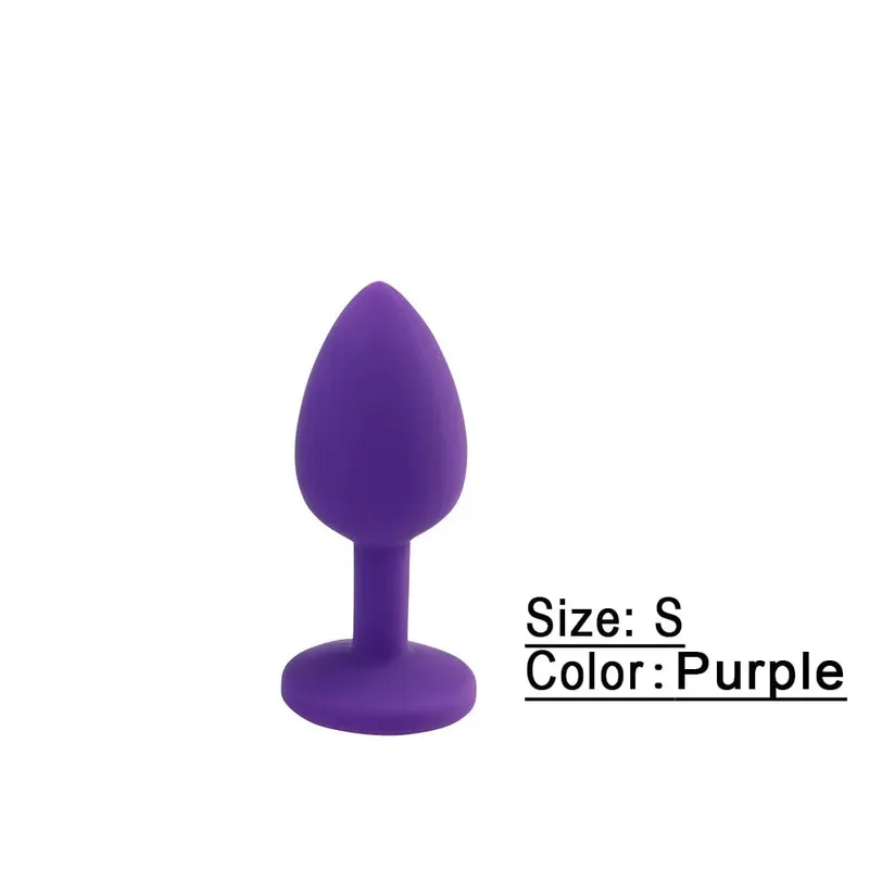 Plugue anal de silicone macio p/m/l, mini plugue erótico para bunda, brinquedo sexual para iniciantes, homens, mulheres, casais gays, estimulador de próstata, brinquedo de sexo anal