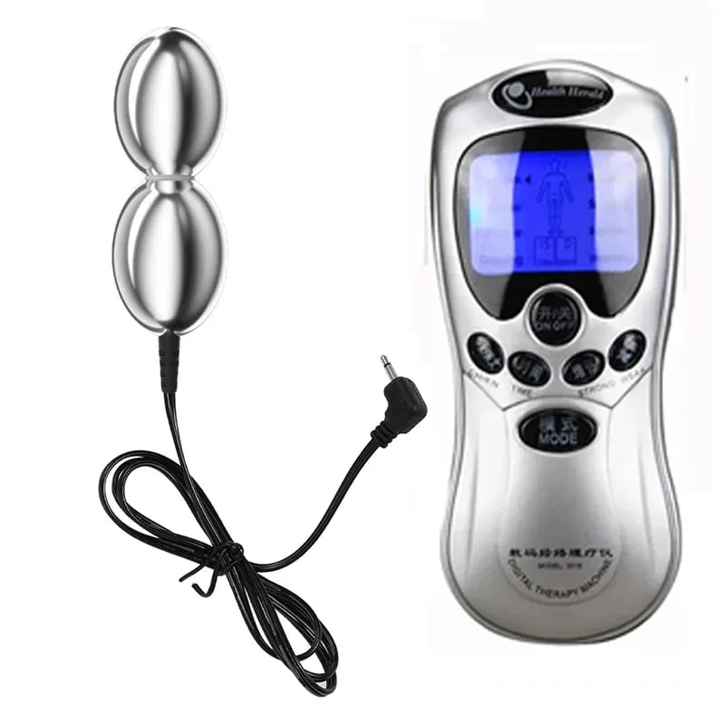 SM ไฟฟ้า Shock คู่ลูก Anal BUTT Plug Prostate Massager E-stim เพศของเล่นสำหรับชายเกย์ผู้หญิงช่องคลอดกระตุ้นตูด Dilator