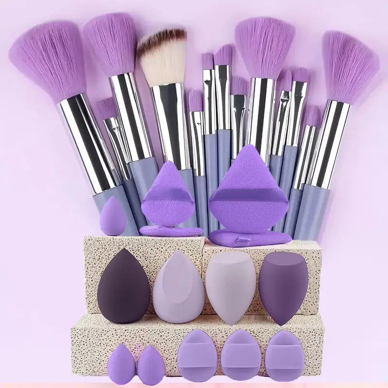 13Pcs Soft Fluffy Makeup Brushes Set for Cosmetics Foundation Blush Powder Eyeshadow Blending Blush Cosmetic Brushes — image 1