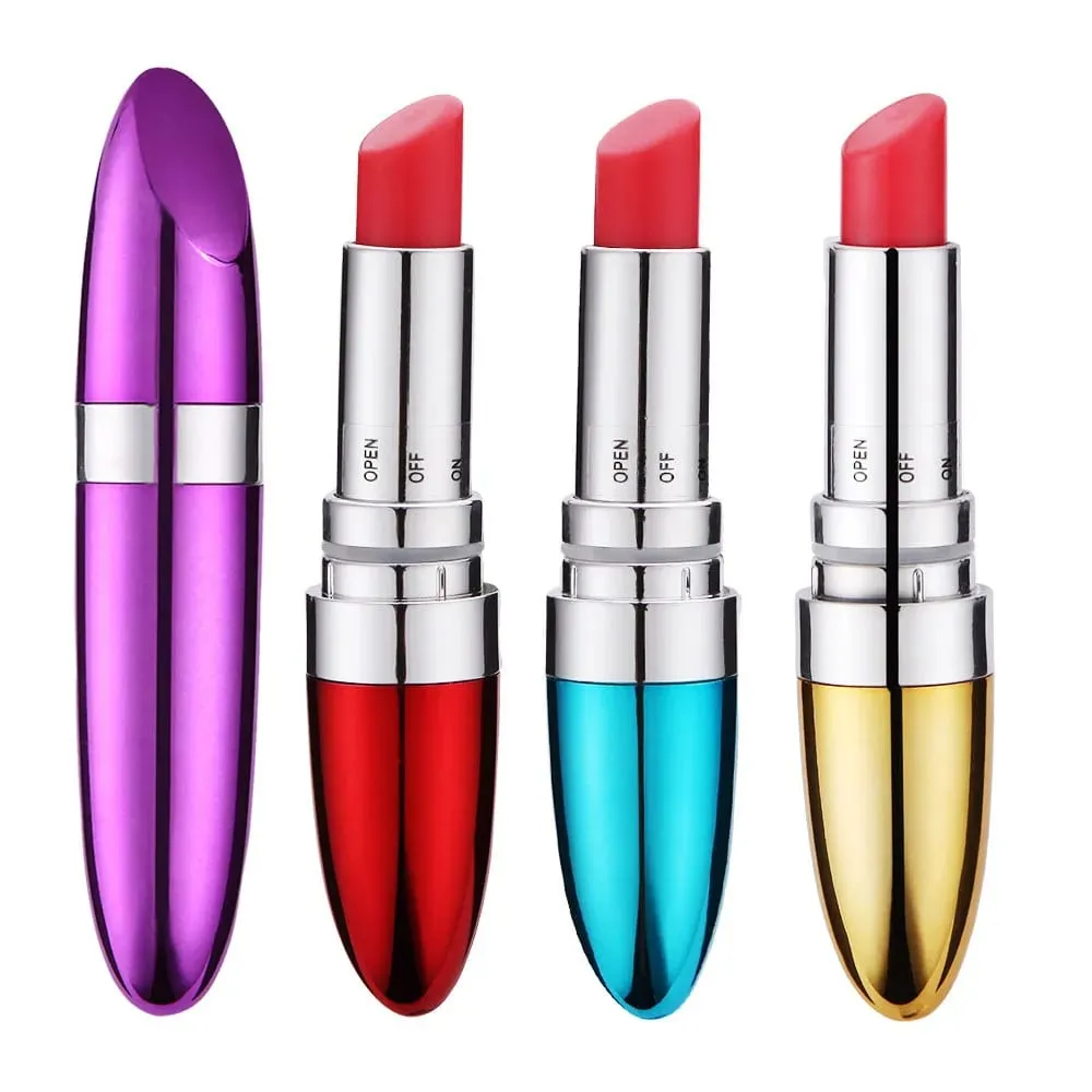 Penggetar Lipstik Mini Kuat G-spot Stimulasi Klitoris Mainan Seks Bergetar Bijaksana Masturbasi Peluru Dewasa