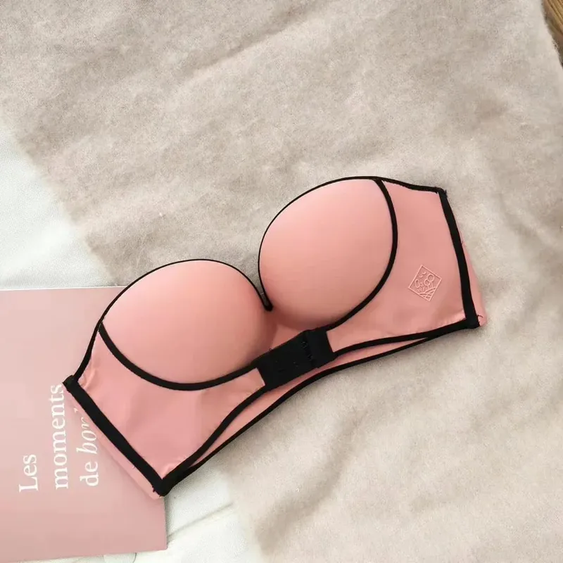 NEW Women's Cotton Bra Sexy Underwear Fashion Push Up Comfort Brassiere Strapless Breathable Underwear Female Lingerie