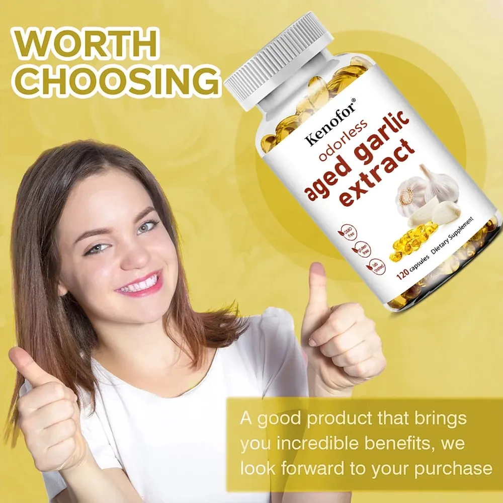 Aged Garlic Extract-odorless Supports Heart Health Supports Respiratory and Immune Health Cleansing and Detoxification