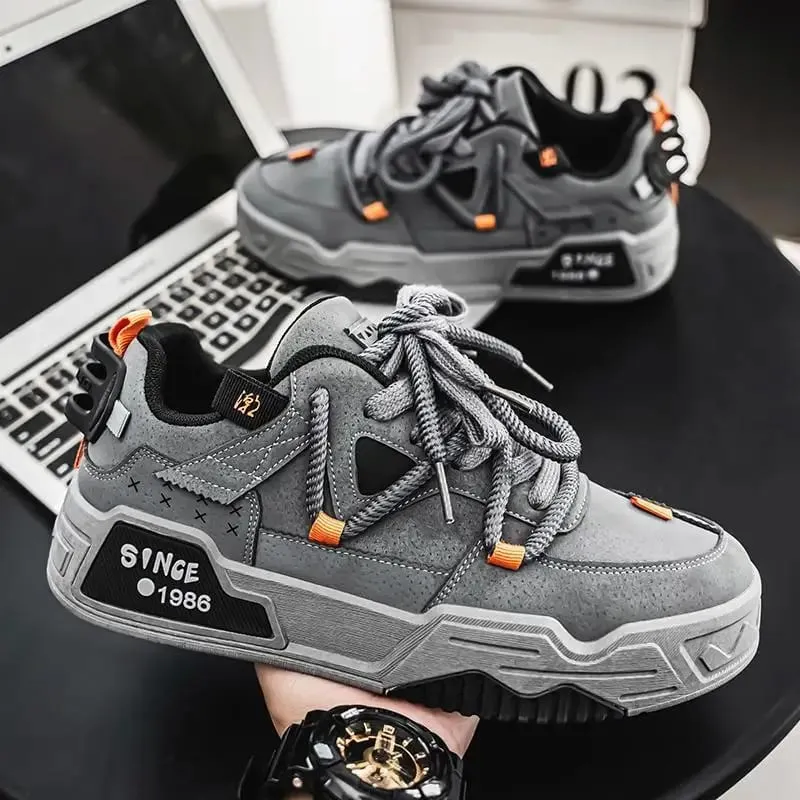 Spring men's new fashionable low top board shoes trendy versatile sports shoes casual comfortable men's sneakers