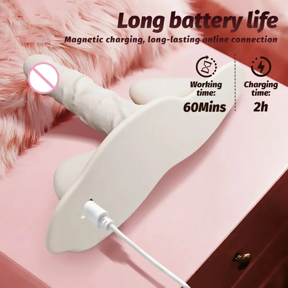 Empurrando vibrador almofada separável massageador app controle aquecimento vibradores clitoral estimulador anal brinquedos sexuais para mulher — image 6