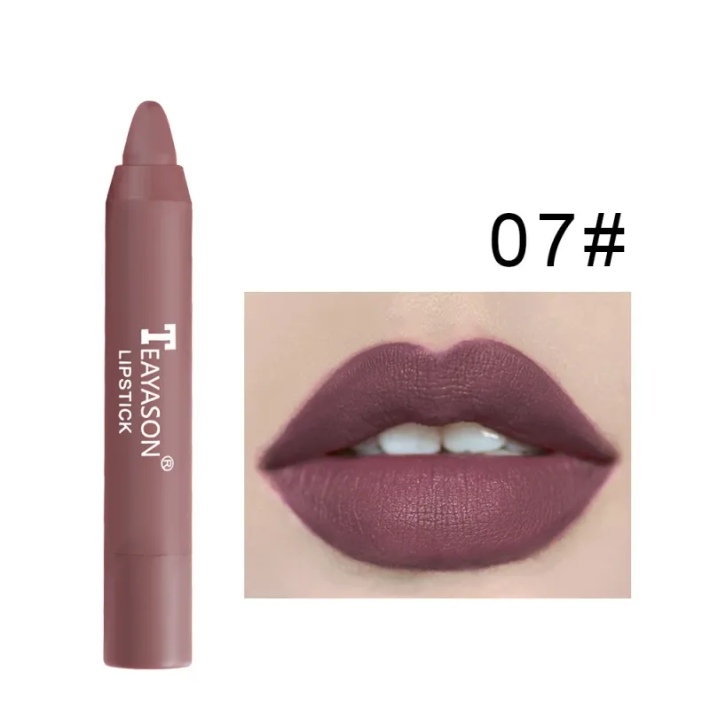 Matte Lipstick Easy Coloring Non-Stick Cup Long-Lasting Comfortable Wear Lip Makeup for Women — image 17