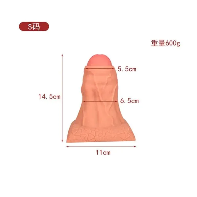 Huge Anal Plug Soft Silicone Anus Expansion Dildo Butt Plug Vagina Stimulation Prostate Massage Anal Sex Toys For Men Women Gay