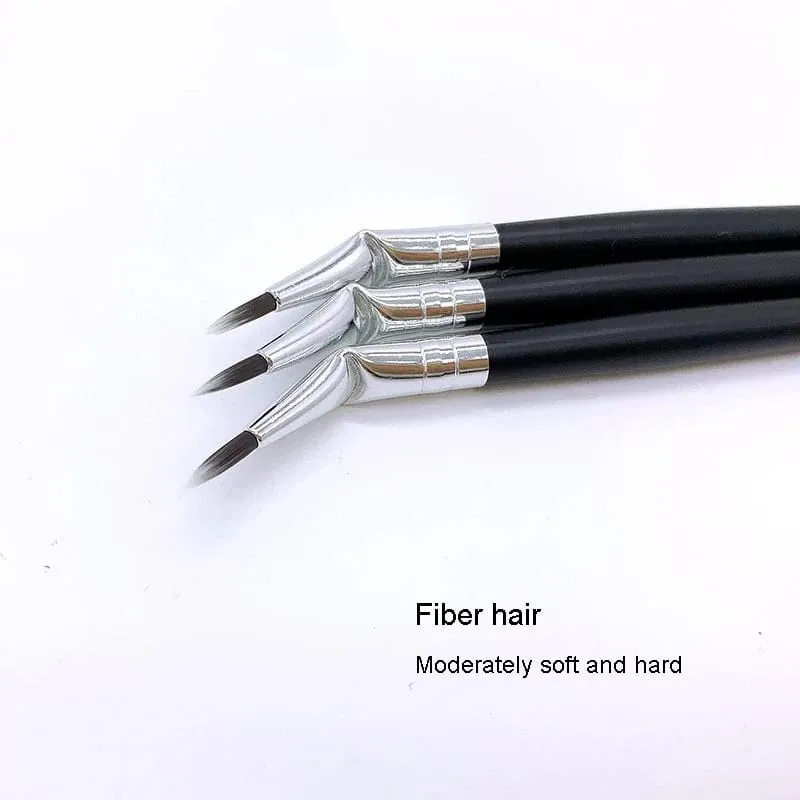 1Pc Bent Liner Makeup Brushes Precision Angled Eyeliner Brush Eyeshadow Eye Brow Tool Detail Eye Liner Precision Cosmetic Tools
