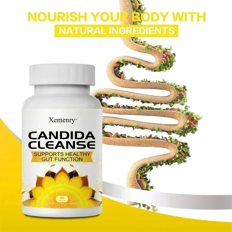 Candida Cleanse - Intestinal and Colon Support Cleansing & Detoxification Improves Digestion Enhances Nutrient AbsorptionSupp — image 2