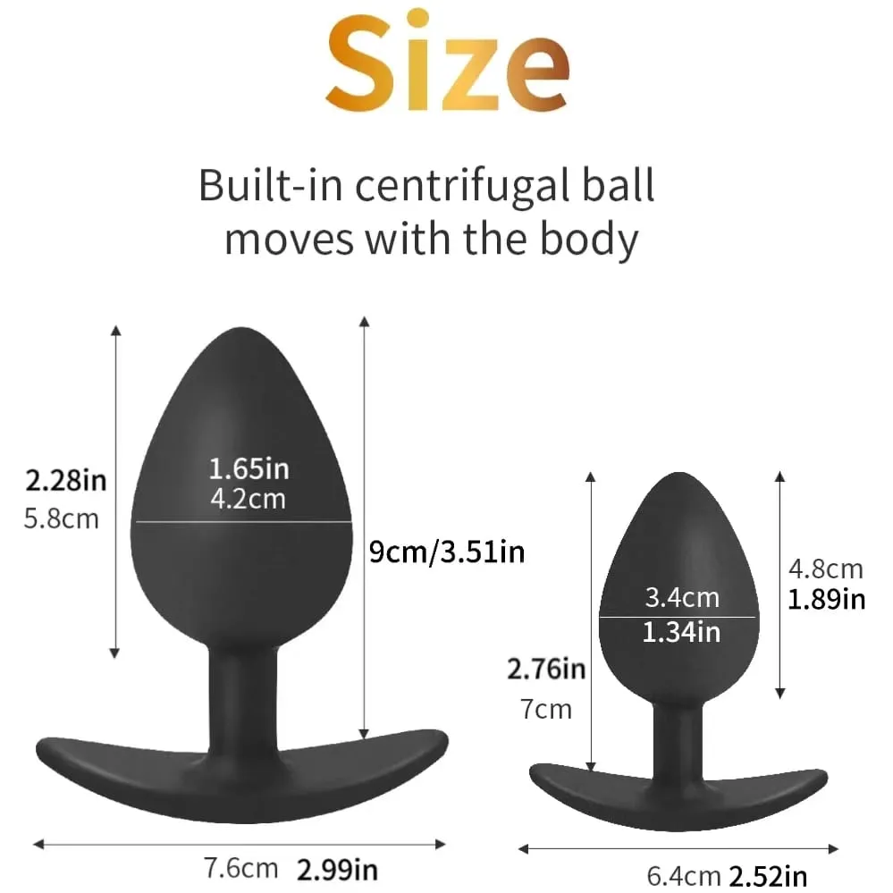 Plug Anal en Silicone, boules intégrées, taille débutant à senior, fesses, Massage du point G, jouets sexuels pour adultes, 1 pièce