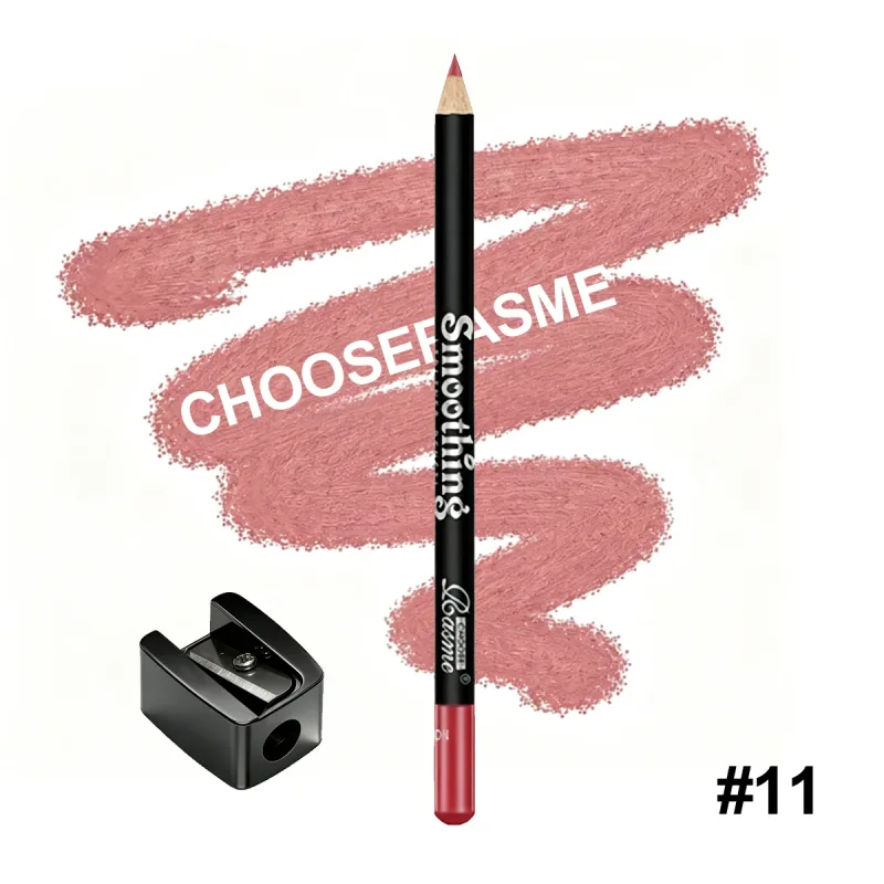Smoothing Lip Liner Pencil Waterproof Matte Lip Contour Lipstick Long Lasting Makeup Comes With Free Pencil Sharpener