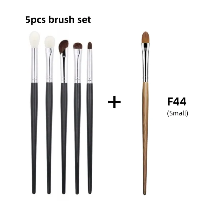 Eyeshadow Brush Set Kit Natural Hair 5Pieces Eye Shadow Makeup Brushes Beauty Tools