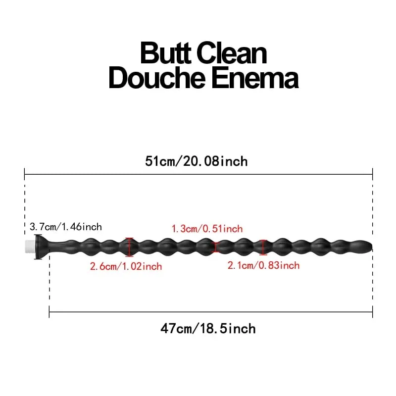 Silicone Anal Vaginal Douche Butt Plug Multi-Function Enema Plug-In Shower Anal Dilators Adults Sex Toys Adult Sex Toys
