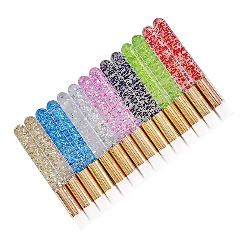 30/50/100pcs Eyelash Cleaning Brushes for Eyelash Extensions Glitter Lash Shampoo Brushes Nose Pore Cleansing Makeup Tools