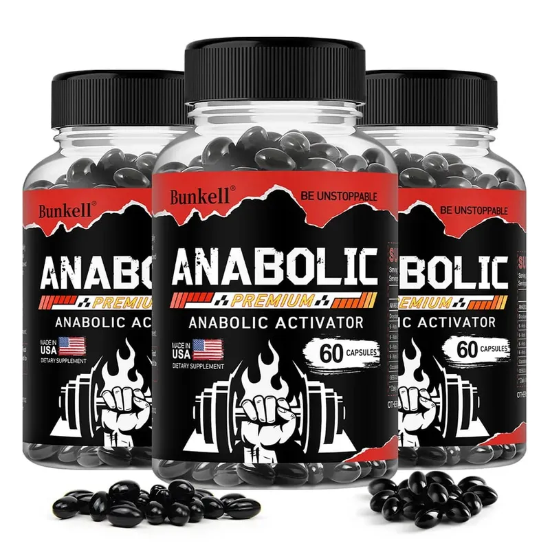 Capsule per la costruzione muscolare degli uomini Crescita muscolare magra Forza Resistenza Recupero Metabolismo e supporto addominali 30/60/120 capsule