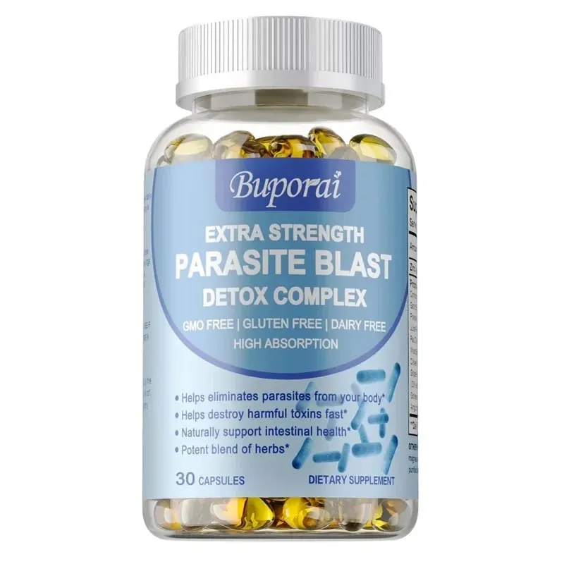 Parasite Blast Detox Complex - Understøtter tarmsundhed Eliminerer parasitter Fremmer metabolisme og forbedrer immunitet