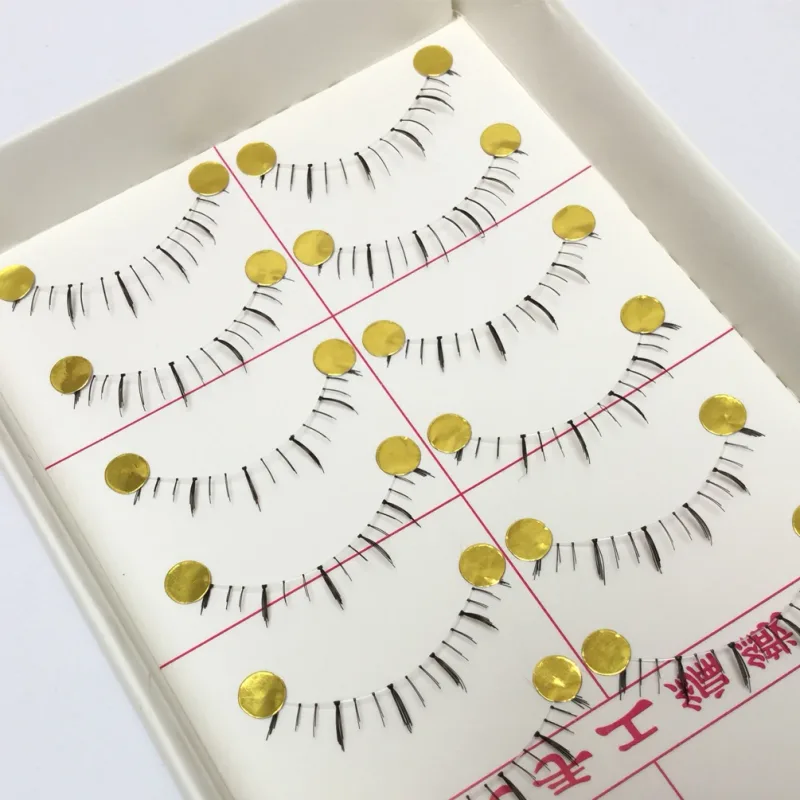 10 Pairs Pro Makeup Different Style Lower Under Bottom Eye Lashes Extension False Eyelashes Tools
