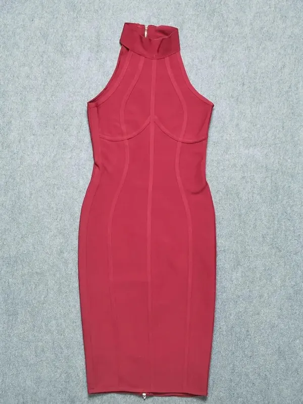 Sexig Sommar Elegant Klänning Elastisk Vit Solid Stretched Empire Bodycon Klänning 2024 Dammode Festklänning XL Partihandel