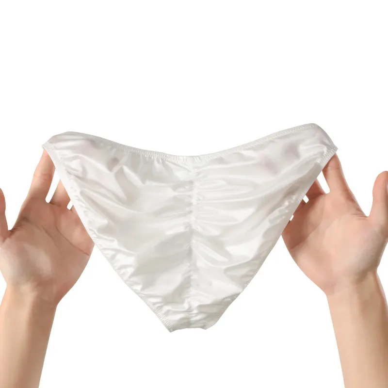Cuecas de ginástica masculinas de cintura baixa, roupa íntima de cetim suave para treinamento esportivo, musculação, ultrafina, secagem rápida, treino de fitness, levantamento de bunda