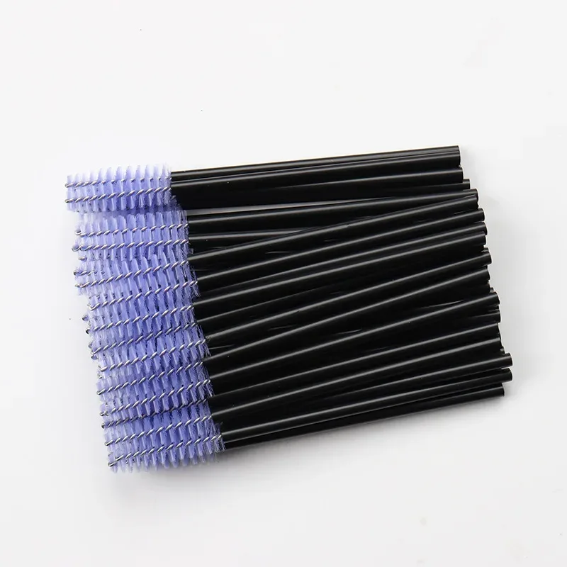 100pc Disposable Eyelash Brush Hollow Eyebrow Comb Lash Extension Makeup Brushes Mascara Stick Applicator Microbrush Beauty Tool