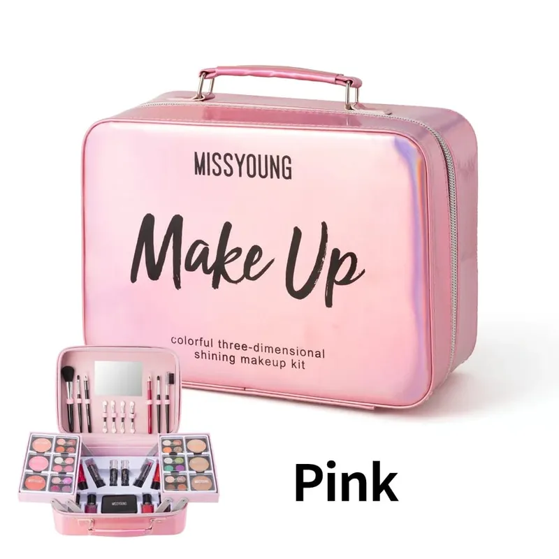 Beliebtes 36-teiliges Beauty-Set, Make-up, Eyeliner, Rouge, Lippenstift, Gesichtspflege, tägliches Make-up-Set, Damen-Geschenkset für Feiertage und Geburtstage