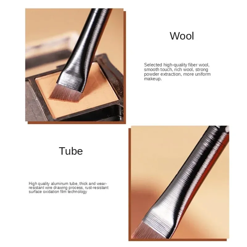 5 Pcs Brow Contour Makeup Brushes Eyebrow Eyeliner Brush Professional Super Thin Angled Liner Eye Brush Make Up Tools