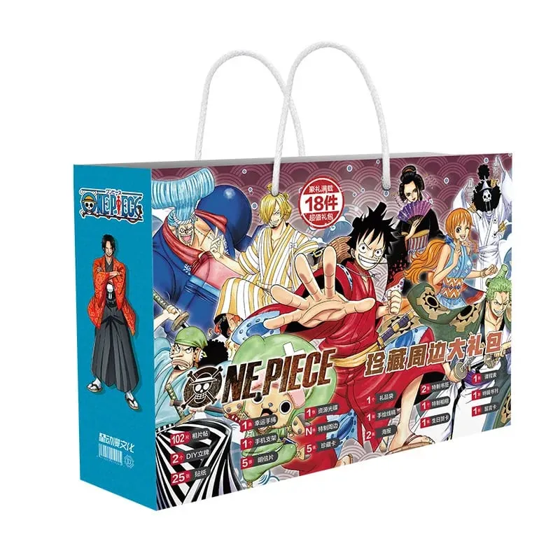 Anime Lucky Gift Bag Bungou Stray Dogs Haikyuu Collection Toy Include Postcard Poster Bookmark Lomo Cards Genshin Impact Figure