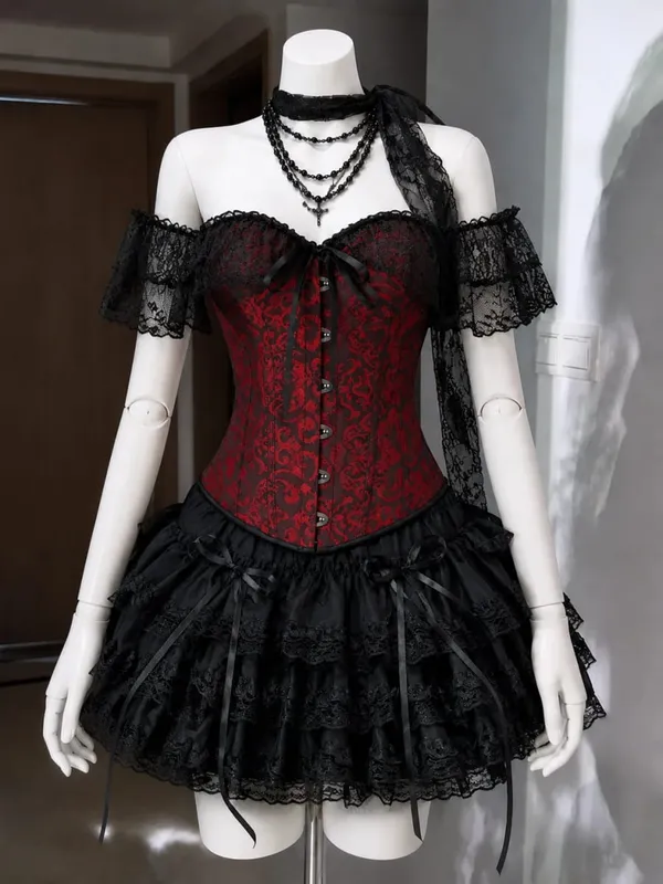 Robe Lolita noire douce d'été Y2k pour femmes, vêtements décontractés, robe japonaise Kawaii, vêtements de soirée, Vintage Chic, vêtements d'extérieur, nouveau