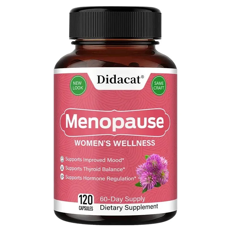 Menopause Relief Capsules Support Weight Management Improves Metabolism Mood Supplements Anti-Stress Fatigue and Anxiety