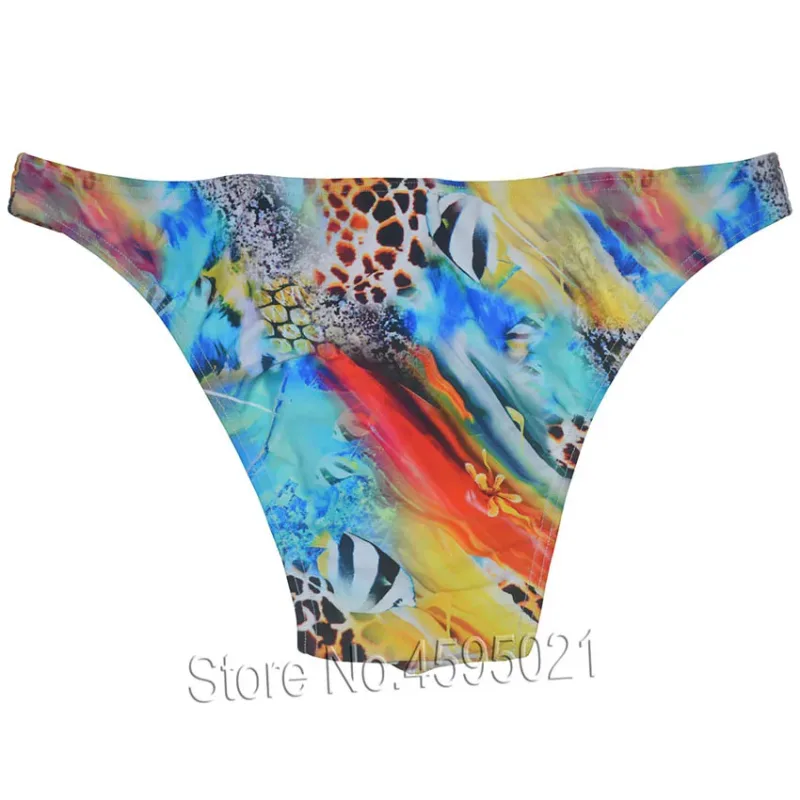 Sexy Bikini Brief Low Cut Men's Beach Micro Shorts Slip Underwear Bodybuilding Physique Posing Sunbathing Stretchy Shapely Pouch — image 3