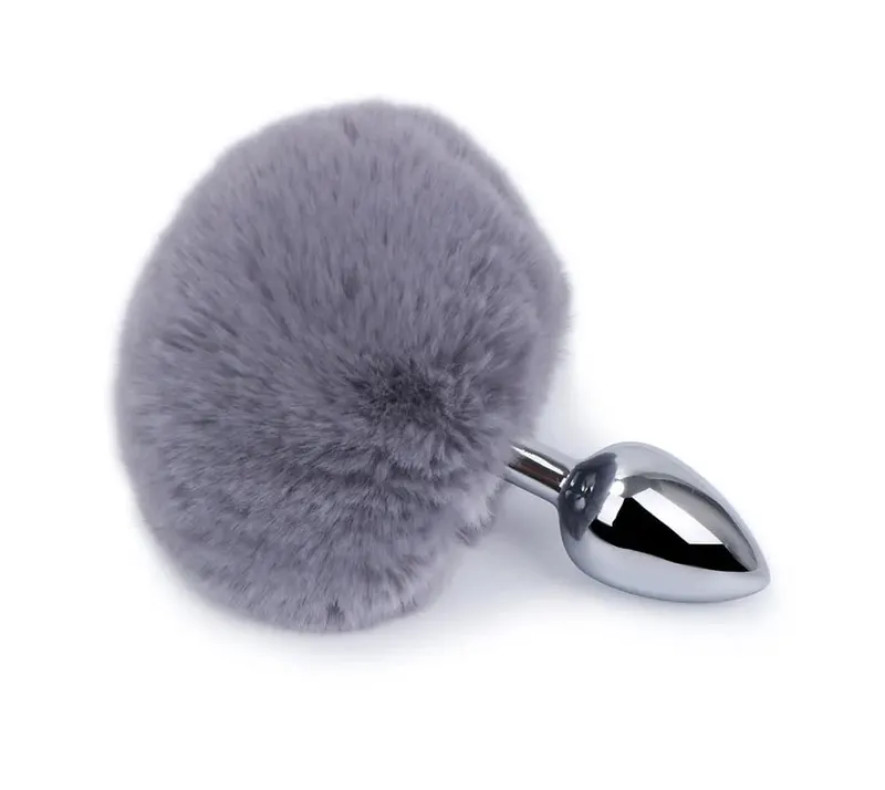 Metal Plush Rabbit Tail Anal Plug Prostate Massager Butt Plug Rabbit Ear BDSM Cosplay Erotic Sex Toys for Women Adults Sex Game — image 12