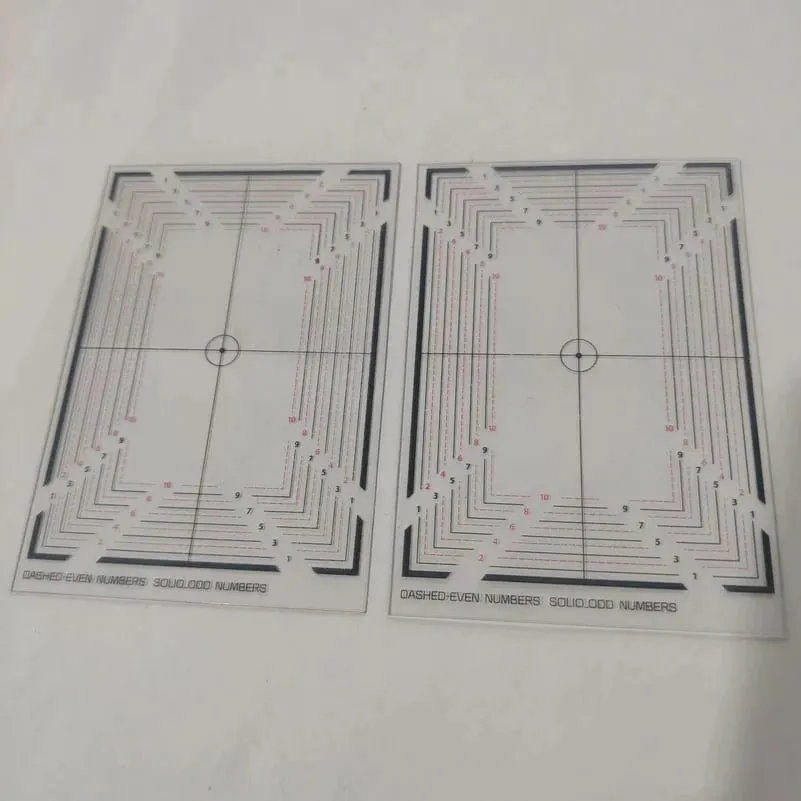 Herramienta de calificación de centrado de tarjetas para tarjetas coleccionables de JCC Pokémon Calificación para tarjetas coleccionables