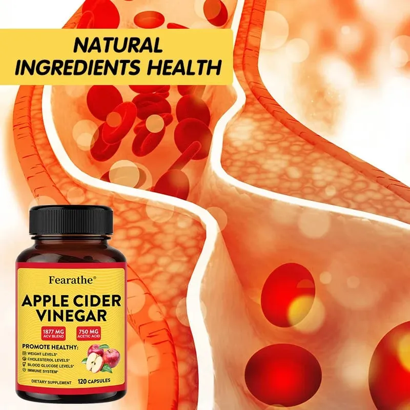Apple Cider Vinegar Capsules with Zinc & Vitamin D3 Support Metabolic Immune Digestive Gut Wellness & Daily Body Management — image 5
