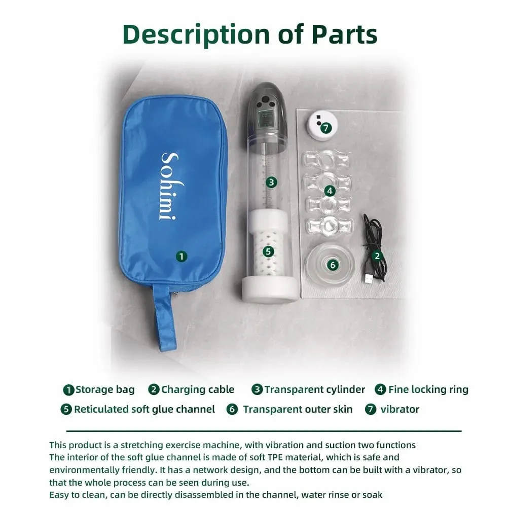LCD Male Stroking Toys Automatic Pressure Penis Erection Training Reduction Sensitivity Sex Device Suction Vibration Masturbator — image 6